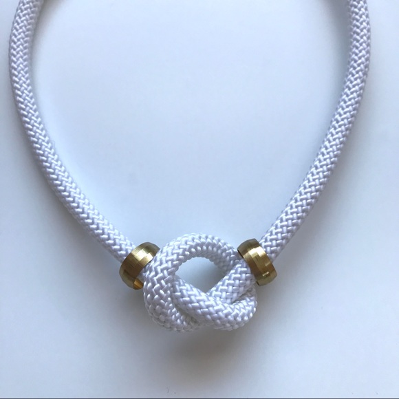 White rope necklace - Multiple ways to wear - Picture 1 of 15